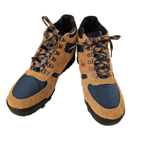 GENUINE NEW BALANCE MENS‎ SIZES 6.5 RAINIER BROWN TEAL MID HIKING SHOE $149 - Picture 1 of 12